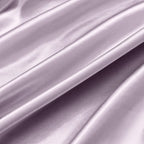Ersmak 7 Pieces Satin Sheets Set King Size, Luxury Silky Lavender Satin Bed Sheets Set With 1 Deep Pocket Fitted Sheet, 1 Soft F