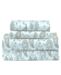 Feather & Stitch Softest 100% Cotton Sheets, King Size Sheet Sets, 4 Pc Set, 300 Thread Count Percale Weave Bedding, 16' Deep Pocket, Cooling Sheets, King Size Sheets, Breathable Bed Set (Diamond)