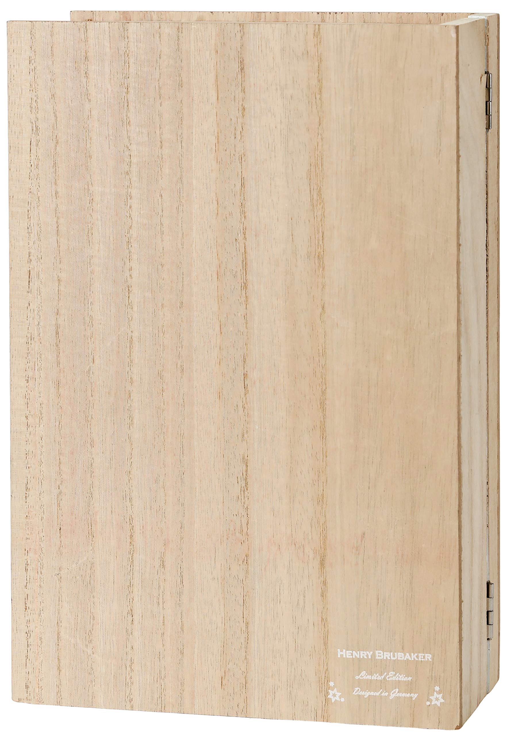 Brubaker Reusable Wooden Advent Calendar To Fill - Merry Christmas Book - Diy Christmas Calendar 7.72 X 2.95 X 11.81 Inches