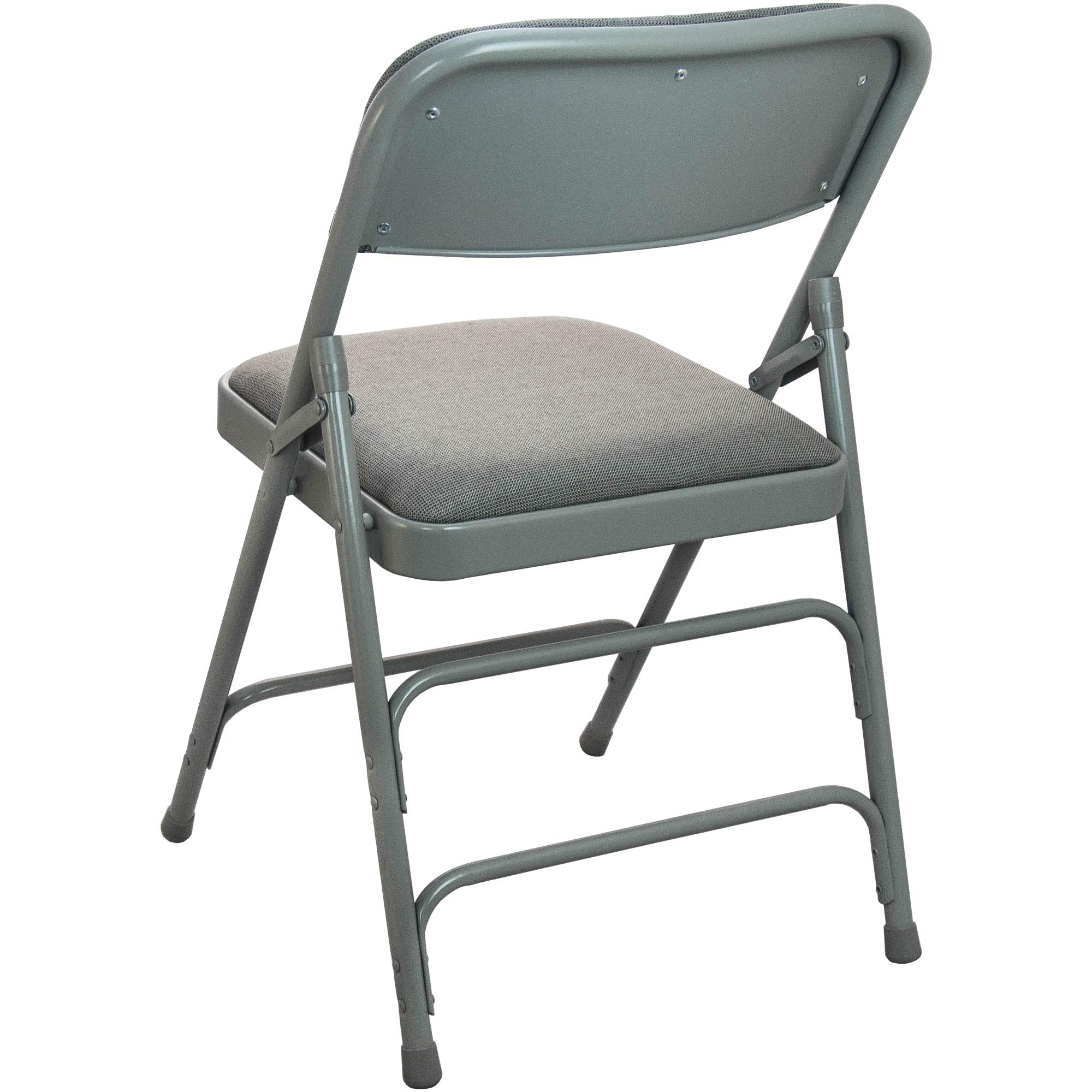 Flash Furniture 2-Pack Advantage Grey Padded Metal Folding Chair