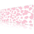 Deokke Extended Large Computer Gaming Mouse Pad Desk Mat(31.5  15.7 In),Desk Pad With Non-Slip Base And Stitched Edges,Suitable