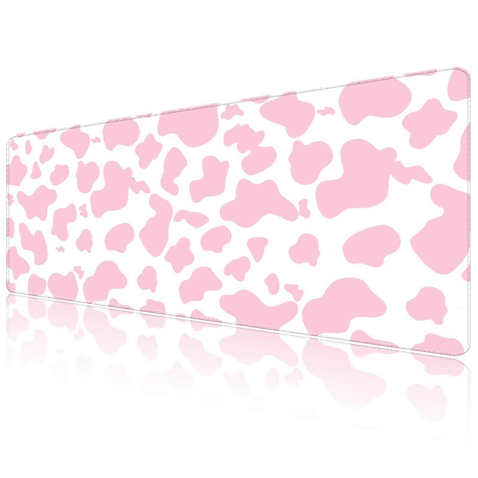 Deokke Extended Large Computer Gaming Mouse Pad Desk Mat(31.5  15.7 In),Desk Pad With Non-Slip Base And Stitched Edges,Suitable