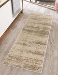Unique Loom Del Mar Collection Area Rug - Lucille (2'x 8' Runner, Bone Beige)