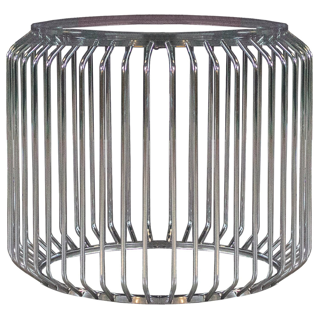 Coaster Veena Dining Table, Chrome