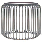 Coaster Veena Dining Table, Chrome