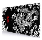 Imayondia Large Gaming Mouse Pad (35.4X15.7 In), Big Extended Non-Slip Rubber Base Mousepad With Stitched Edges, Keyboard Mouse