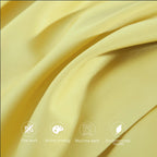 Ntbay 500 Thread Count 100% Egyptian Cotton King Pillowcases, Super Soft And Breathable Envelope Closure Pillow Cases, 20X36 Inches, Mustard Yellow