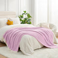 Snuggle Sac Bedding Blanket Light Purple Twin Size, Super Soft Warm Cozy Blankets For Bed, Living Room, Luxurious Microfiber Bla