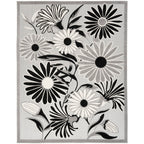 Nourison Aloha Indoor/Outdoor Black White 9' X 12' Area Rug, Easy Cleaning, Non Shedding, Bed Room, Living Room, Dining Room, Kitchen (9X12)
