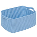 CubesLand Cube Storage Organizer Basket Bin, Cube Shelf Shelves Cotton Rope Basket, Durable Woven Rectangular Basket for Organiz