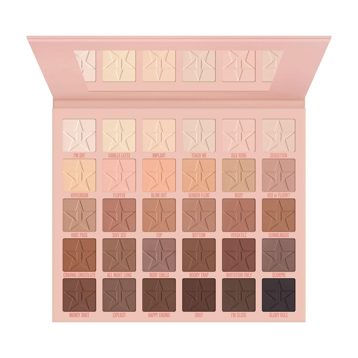 Polet Nude Eyeshadow Palette - Matte and Neutral Makeup, Highly Pigmented Creamy Eye Shadow Powder, Create a Neutral Eye Look, L