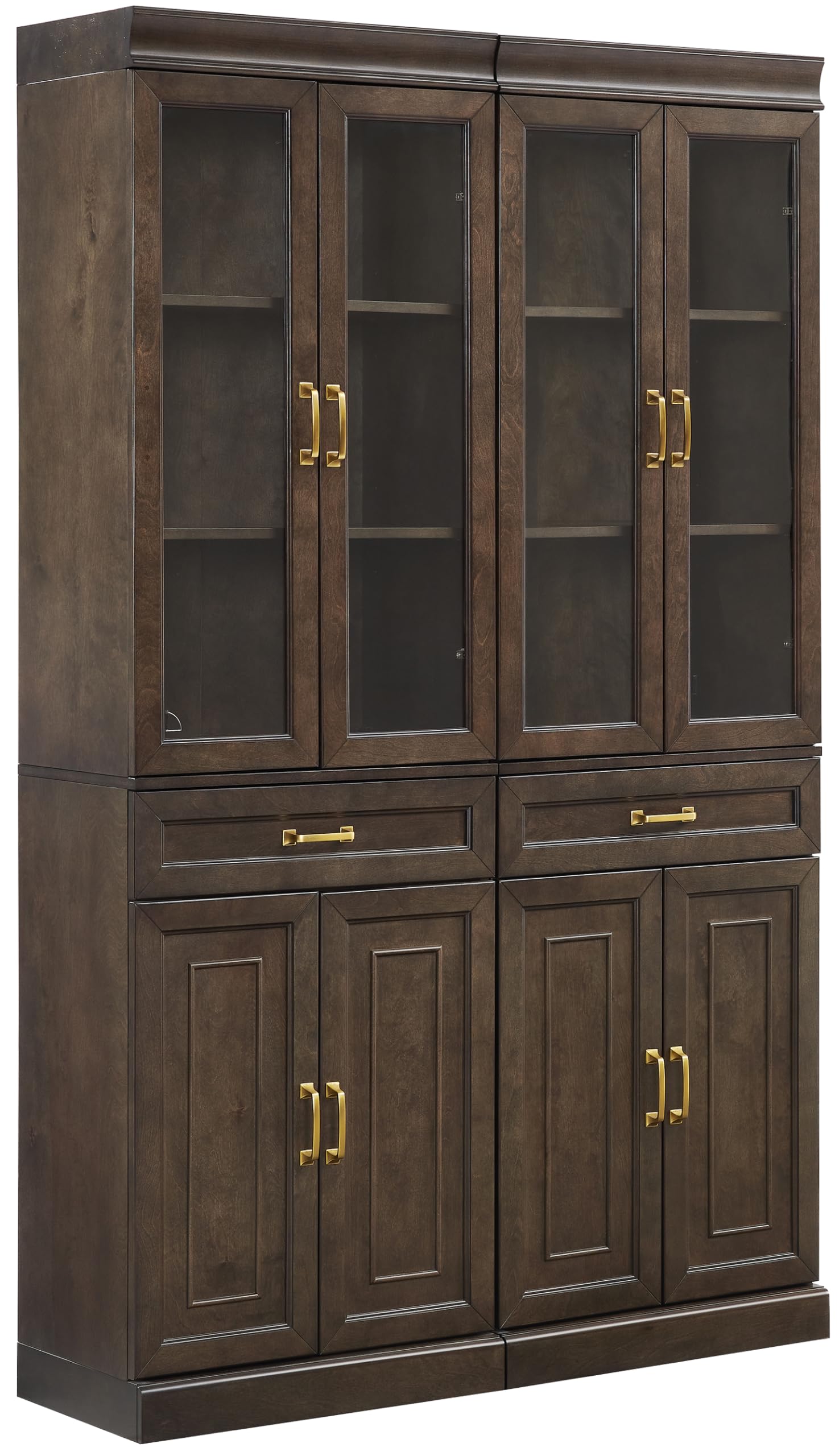 Crosley Furniture Stanton Glass Door Pantry Storage Cabinet - Thumbnail 4