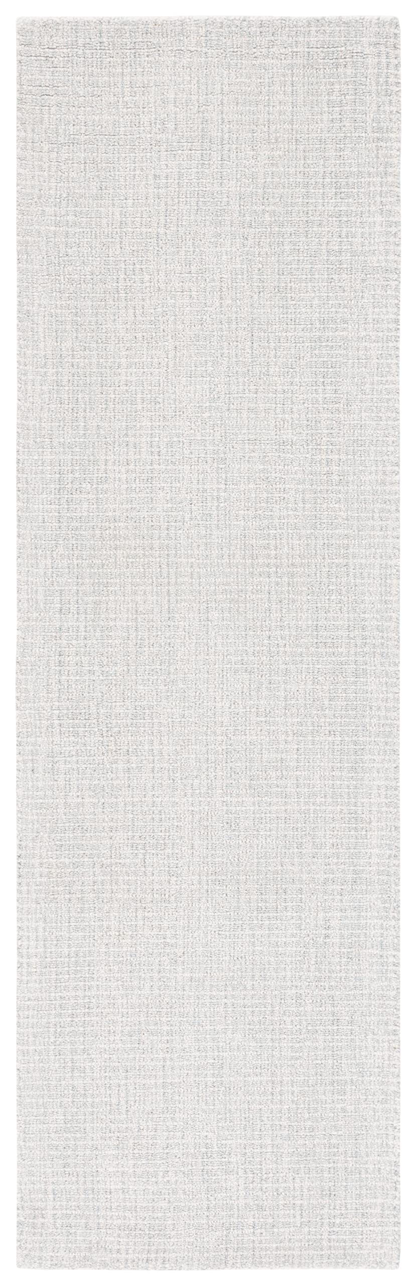 Safavieh Abstract Collection Runner Rug - 2'3'' X 8', Light Grey & Ivory, Handmade Wool, Ideal For High Traffic Areas In Living