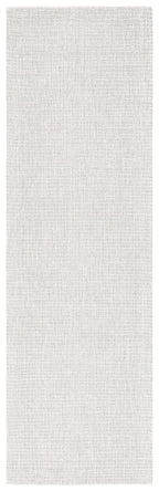 Safavieh Abstract Collection Runner Rug - 2'3'' X 8', Light Grey & Ivory, Handmade Wool, Ideal For High Traffic Areas In Living