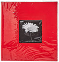 Fabric Frame Cover Photo Album 200 Pockets Hold 4x6 Photos, Apple Red