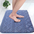 Favria Bathroom Mat Anti Skid Soft Cushioned Bath Mat Water Absorbing Anti Slip Mat for Bathroom Floor Non Slippery Bathroom Doo