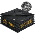 Winpull Garden 50% Shade Cloth, 20 X 30Ft Sun Shade Mesh Tarp With Reinforced Grommets, Durable Hdpe Material Outdoor Shade Clot