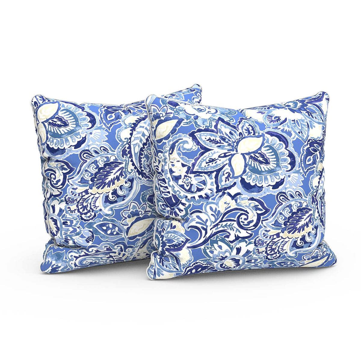 Lvtxiii Set Of 2 Patio Throw Pillows Waterproof 20'X20' Fade Resistant Outdoor Throw Pillows With Inserts, Decorative Garden T