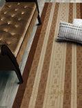 ORFA HOME Custom Size Hallway Runner Rug, Slip Resistant, 26 Inch Wide X Your Choice of Length, Chain Brown, 26 Inch X 7 feet