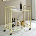 Coaster Cara Bar Cart, Brass