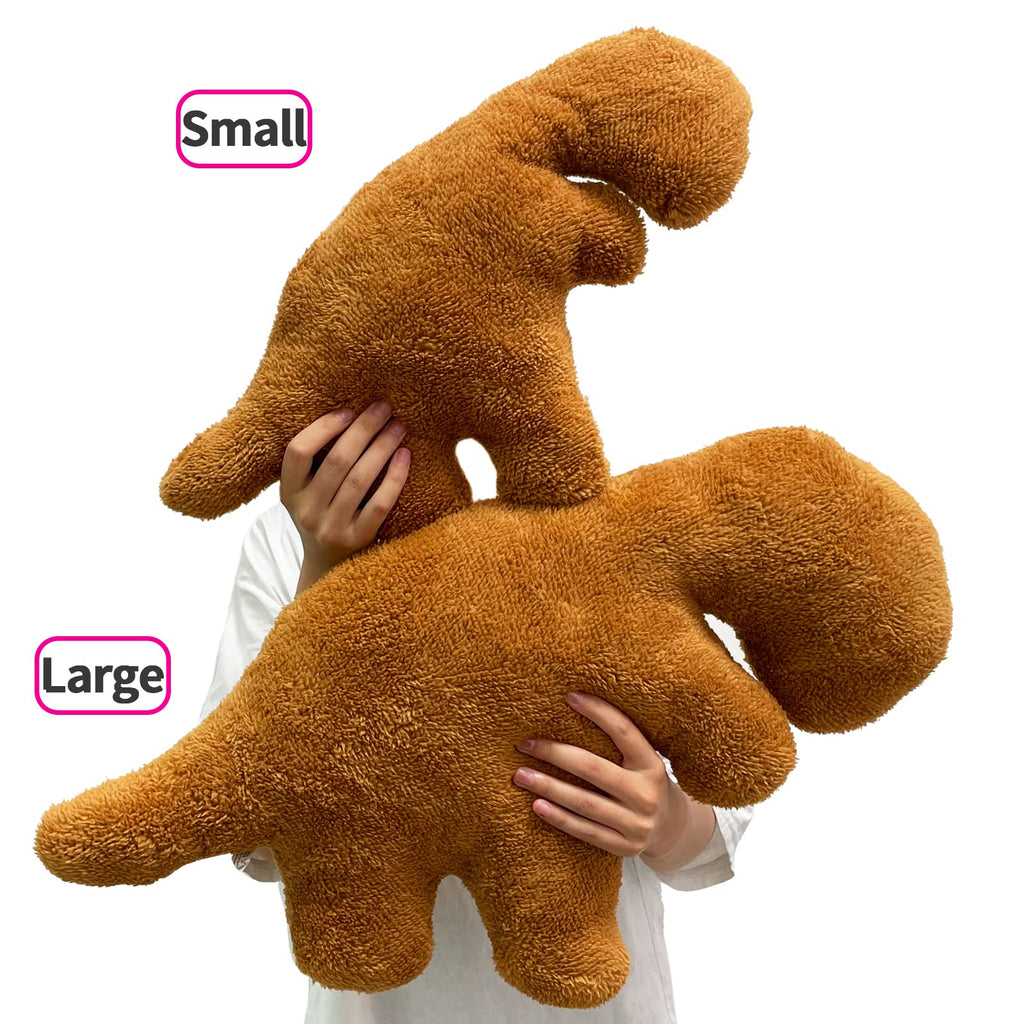 Isaacalyx Large Tyran Rex-21 Inch Dino Nugget Pillow, Soft Dinosaur Chicken Nuggets Pillow For Birthday Gifts, Dinosaur Theme Pa
