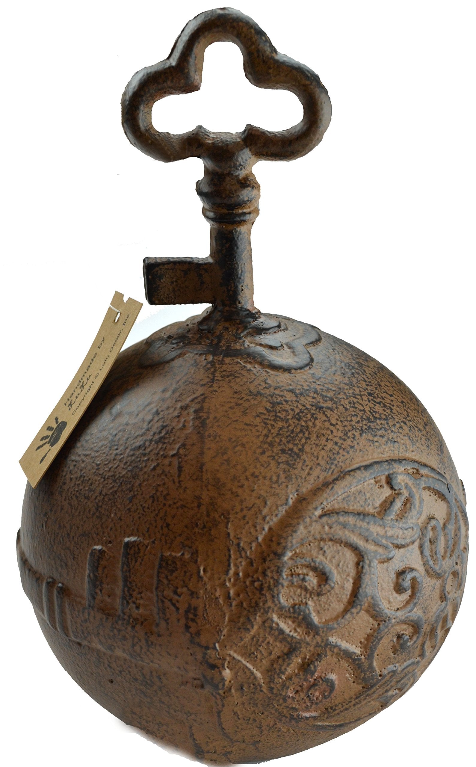 Lulu Decor Cast Iron Decorative Door Stop, 4 Lbs Heavy Door Stopper, Elegant Door Weight For Home, Office, Kitchen, Patio, Secur