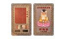 DMtse Chinese Feng Shui Amulet Card for Protection Maitreya Buddha for Good Luck Auspicious Peace