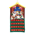 Dicksons Nativity Theme Crimson, Gold Tone and Fern 12 x 29 Felt 24-Piece Children's Christmas Advent Calendar