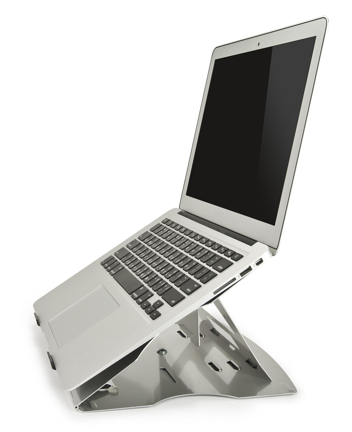 Aidata LHA-3 LAPstand Aluminum Portable Laptop Ultrastand, Silver, Adjustable Platform with 6 Viewing Angles, 20, 22.5, 25, 35, 