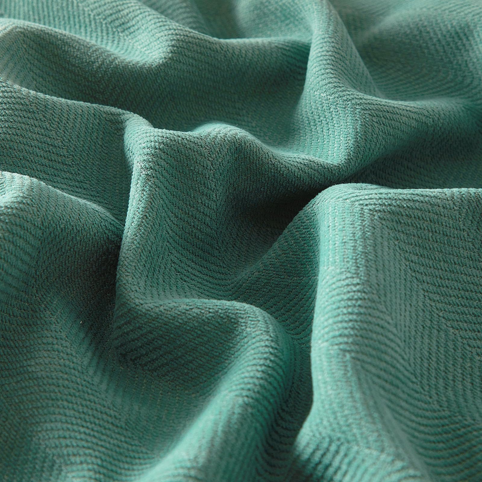 Juspurbet Turquoise Herringbone Textured Throw Pillow Covers 16X16 Inch Set Of 2 For Home Decor Living Room Couch Bed Decorative