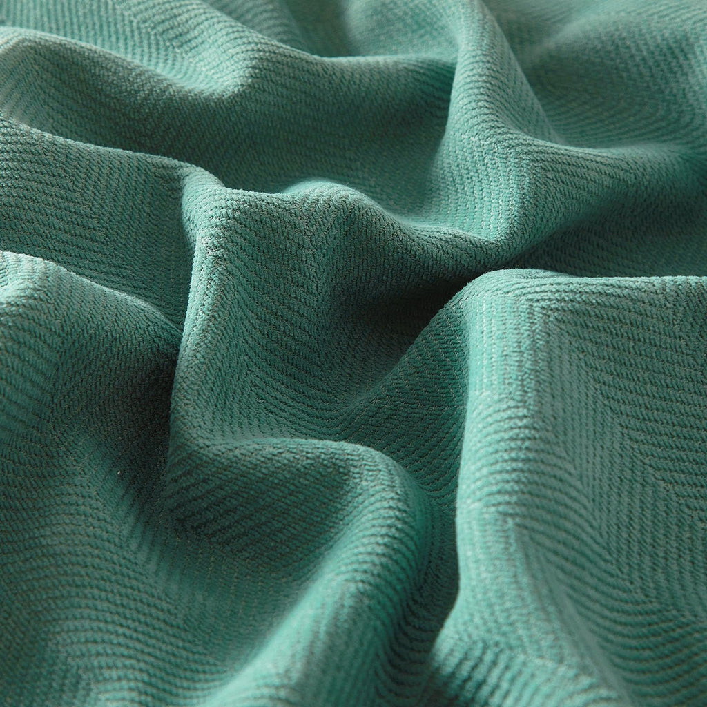 Juspurbet Turquoise Herringbone Textured Throw Pillow Covers 16X16 Inch Set Of 2 For Home Decor Living Room Couch Bed Decorative