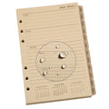 Rite In The Rain 2025 Dated Weekly Loose Leaf Calendar Set, 5    X 7   , Tan Sheets, 365 Days (No. Pl2025W)