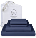 Threadmill 100% Cotton Sheets For King Size Bed - 600 Thread Count King Bed Sheets Set With 16    Deep Pocket - Sateen Weave 4-P