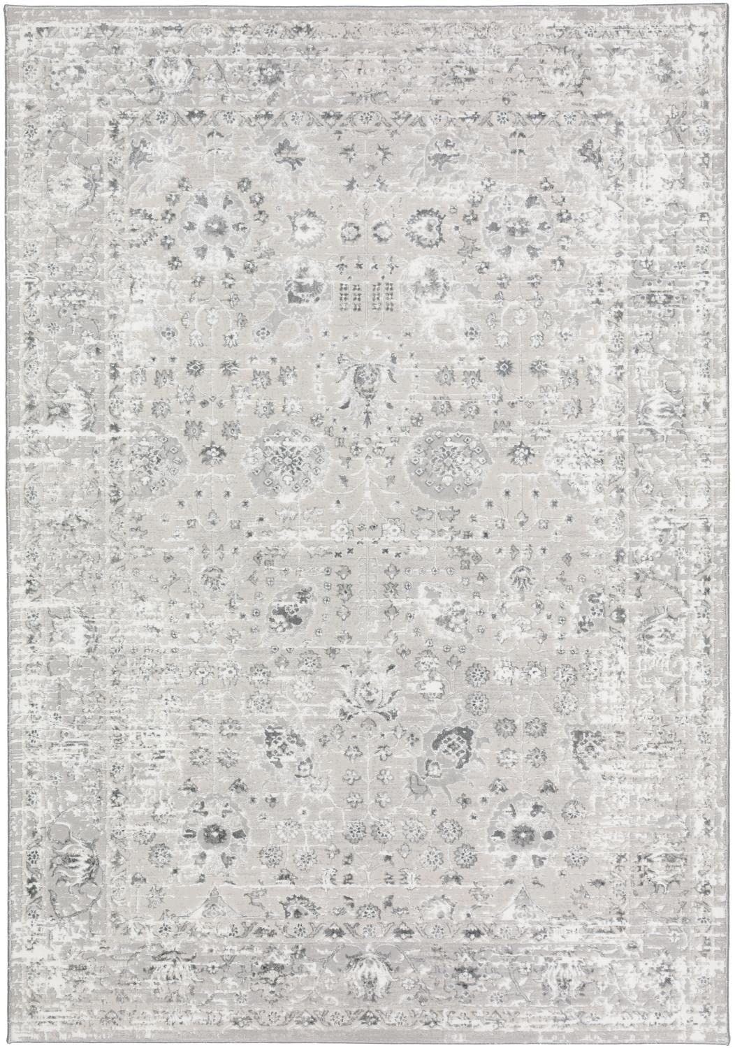 Addison Rugs Ansley AAS38 Gray 32 x 51 Rectangle Soft Area Rug, Easy Clean, Non Shedding, Bedroom, Entry, Living Room, Dining 