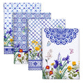 Arquiel Wildflower Kitchen Towel 100% Cotton Quick Dry Dish Towels 20 x 27.5inch, Summer Flowers Dishcloth Hand Towels for House