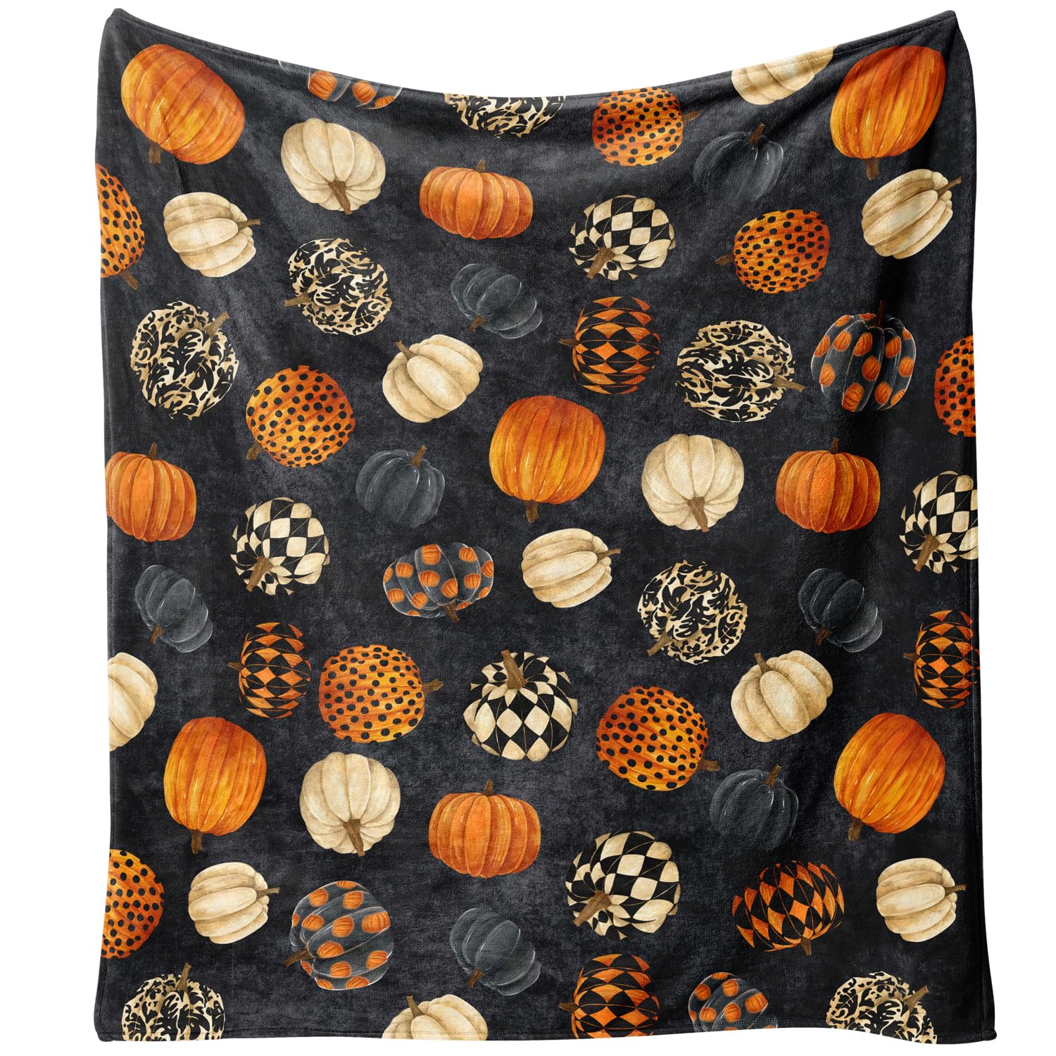Yiyhuxf Halloween Pumpkin Blanket,Fall Halloween Fleece Blanket,Halloween Pumpkin Gifts For Women,Halloween Flannel Fleece Throw
