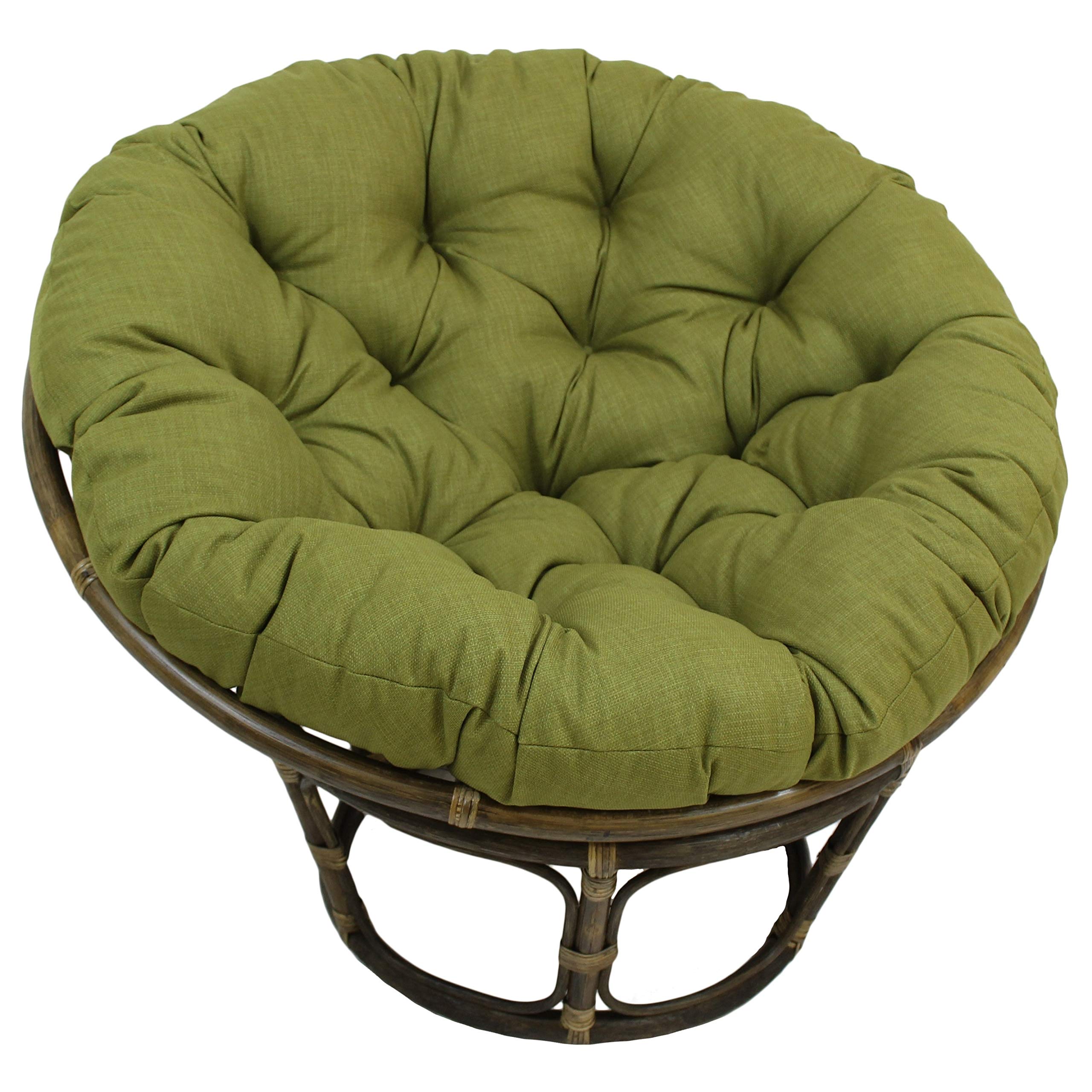 Blazing Needles 48-inch Indoor/Outdoor Papasan Cushion Avocado