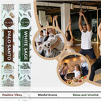 Trumiri Incense Sticks - Combo Pack Of 40 Insence-Sticks - 20 Palo Santo + 20 White Sage - Cleansing Insense - Insents - Incents