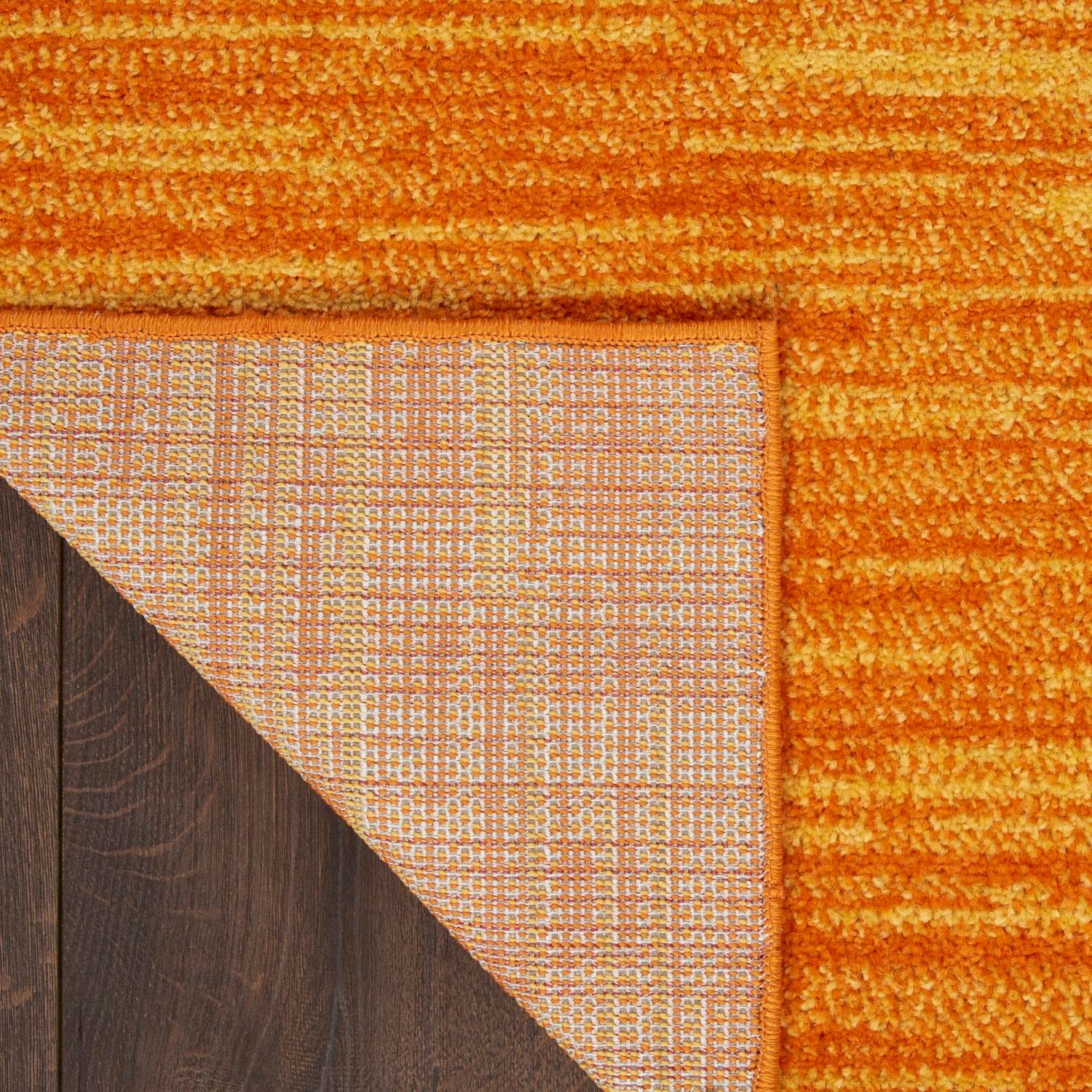 Nourison Essentials Indoor/Outdoor Sunburst 4' X 6' Area -Rug, Easy -Cleaning, Non Shedding, Bed Room, Living Room, Dining Room, Backyard, Deck, Patio (4X6)