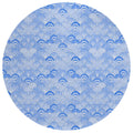 Dalyn Indoor Outdoor Seabreeze Sz2 Navy Washable 8' X 8' Round Rug Sz2Na8Ro