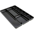 Lorell 60006 Drawer Organizer Tray, 9 Comp., 14-Inch Wx9-3/8-Inch Dx1-1/4-Inch H, Black