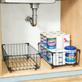 Under Sink Organizer, Kitchen Cabinet Organizer, Bathroom Organizers And Storage, Pantry Organizers And Storage,2 Pack