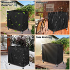 Patio Cooler Cart Cover, Fits For Most 80-100 Quart Rolling Cooler Cart, Waterproof Patio Ice Chest Protective Covers For Outdoo