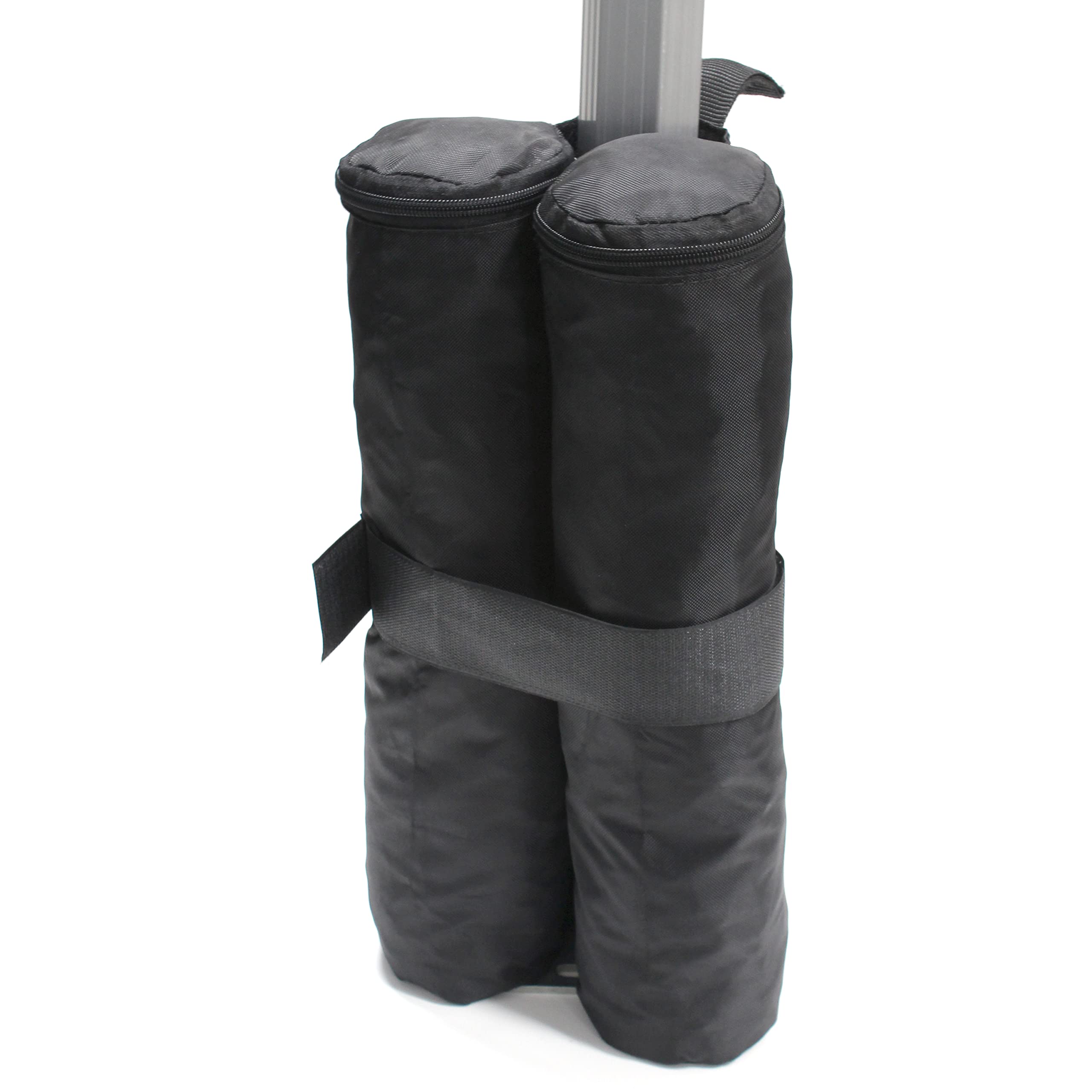 King Canopy Weight Bags For Instant Pop Up Canopy, Shelter, Sand Bags, Leg Weight, Patio, 4 Pack, Black, Inawb400