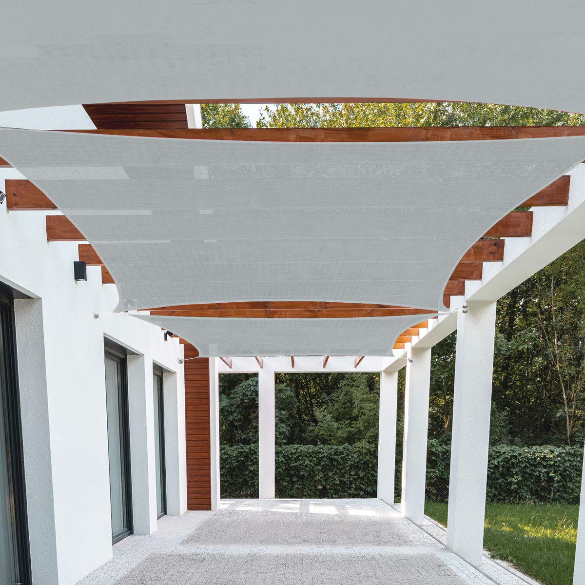 Patio Paradise 10' X 17' Sun Shade Sail Rectangle Canopy Patio Cover Sunlight Block Awning Heavy Duty Commercial Grade For Backy