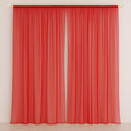 1Iam Red Decoration Net Combo Pack Of 5 | 2Pcs 8X5Ft Stitched Red Net, 2Pcs Hooks & 1Pc Ribbon For Home Decor, Birthday, Anniver