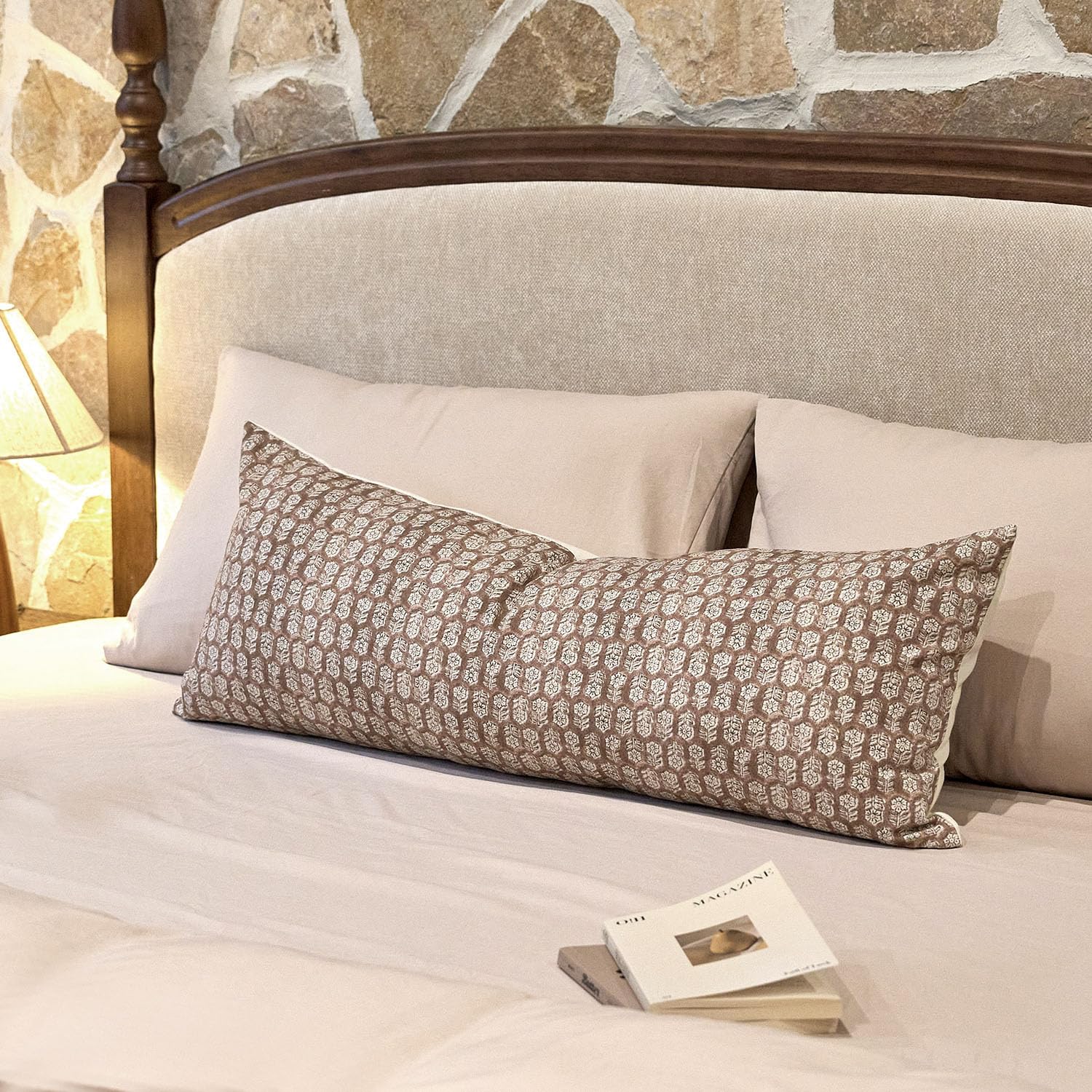 Amor Virisso Floral Pillow Covers Decorative Lumbar Pillow Cover 14X36 Couch Pillows For Bed Farmhouse Neutral Pillow Covers Acc
