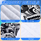 Oudain 2 Pcs Beach Chair Covers With Side Pockets Boho Pool Chaise Lounge Cover Mandala Microfiber Chaise Lounge Chair Towel Cov