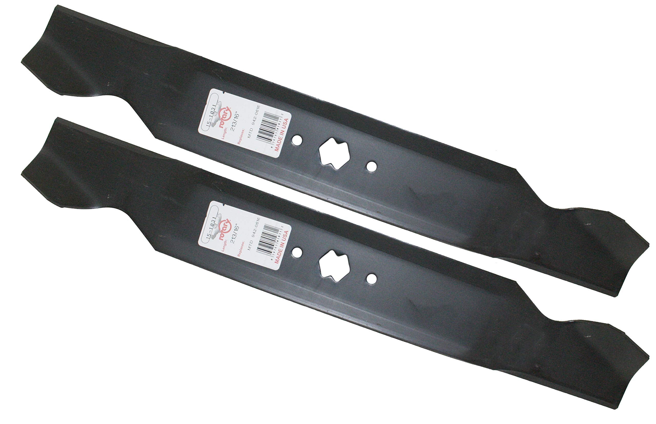Rotary 42' Rotary Lawnmower Blade Set (2) Cub Cadet 742-04308 742-0616 942-04312