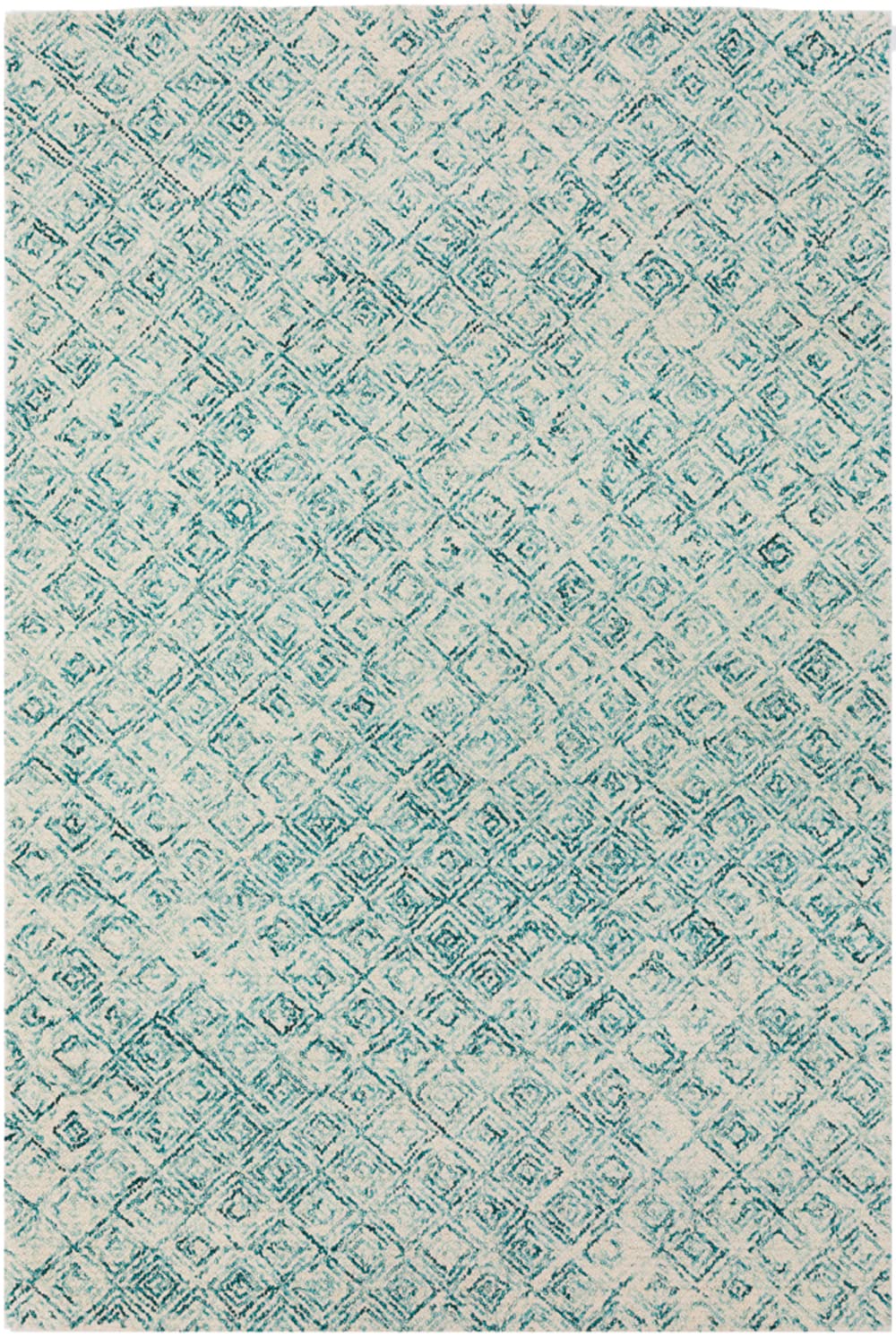 Dalyn Zoe Area Rug Zz1 Zz1 Teal Teal Vintage Worn 8' X 10' Rectangle